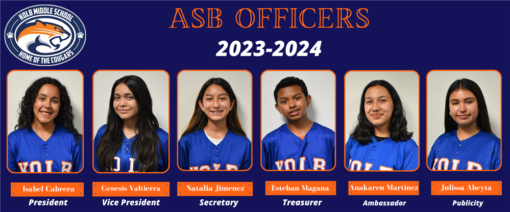 ASB Officers 2023-2024